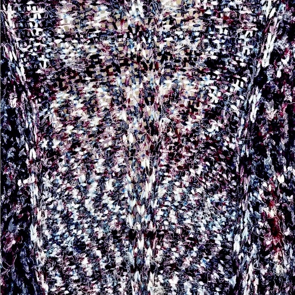 Byron Lars Purple  MIDI Cardigan Sweater with belt and pockets - Picture 4 of 7